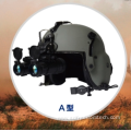 Double tube binocular low light level observation mirror